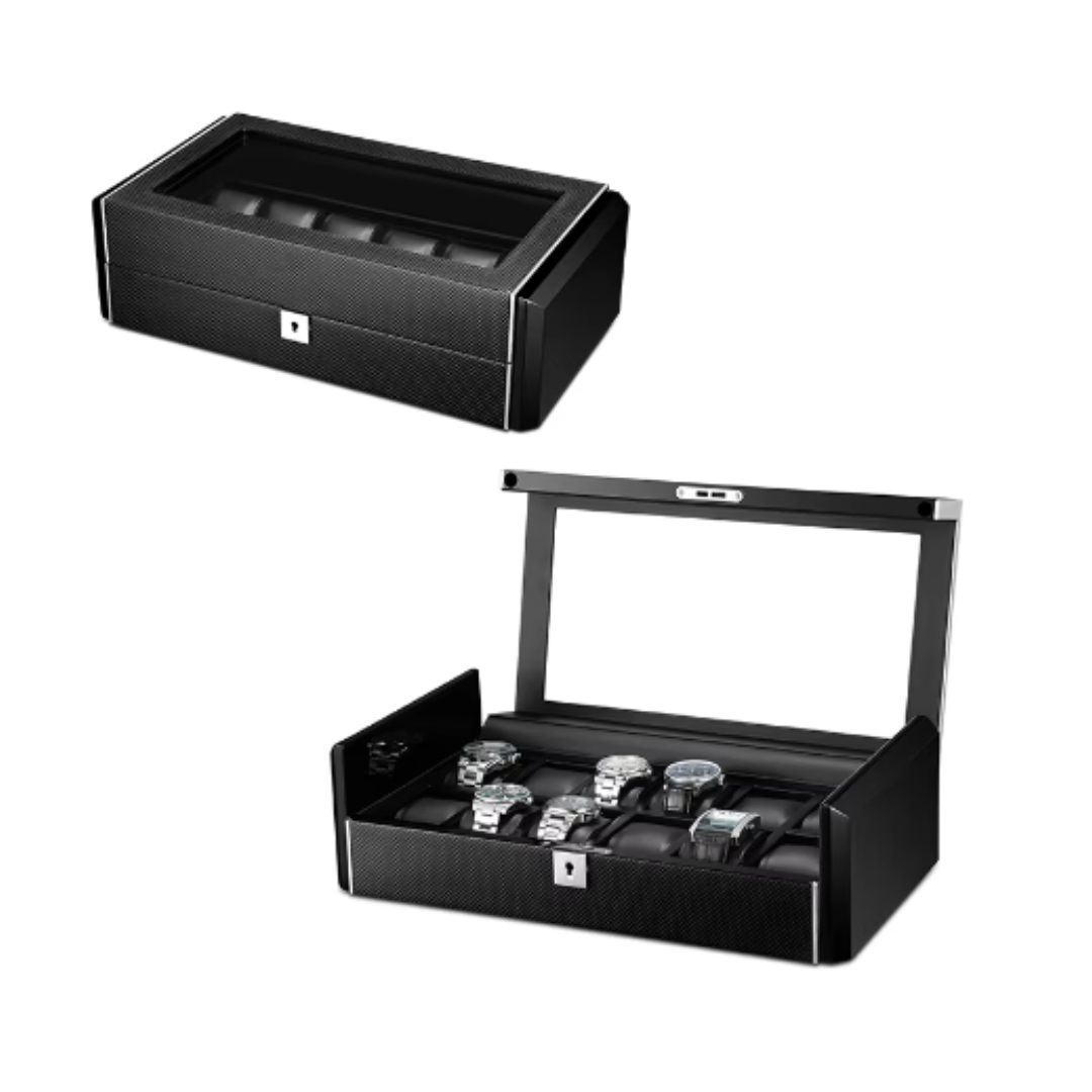 Boîte à Montre - 12 Emplacements – Bois – Intérieur Velours