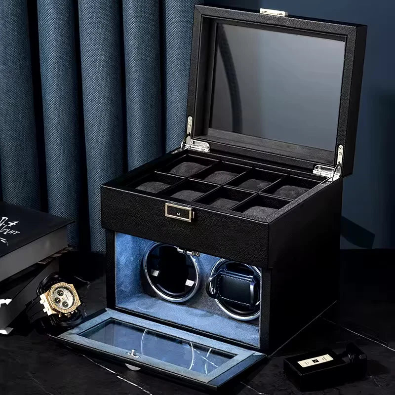 Remontoir Montre Automatique - Coffre à montres Silencieux - 10 Montres