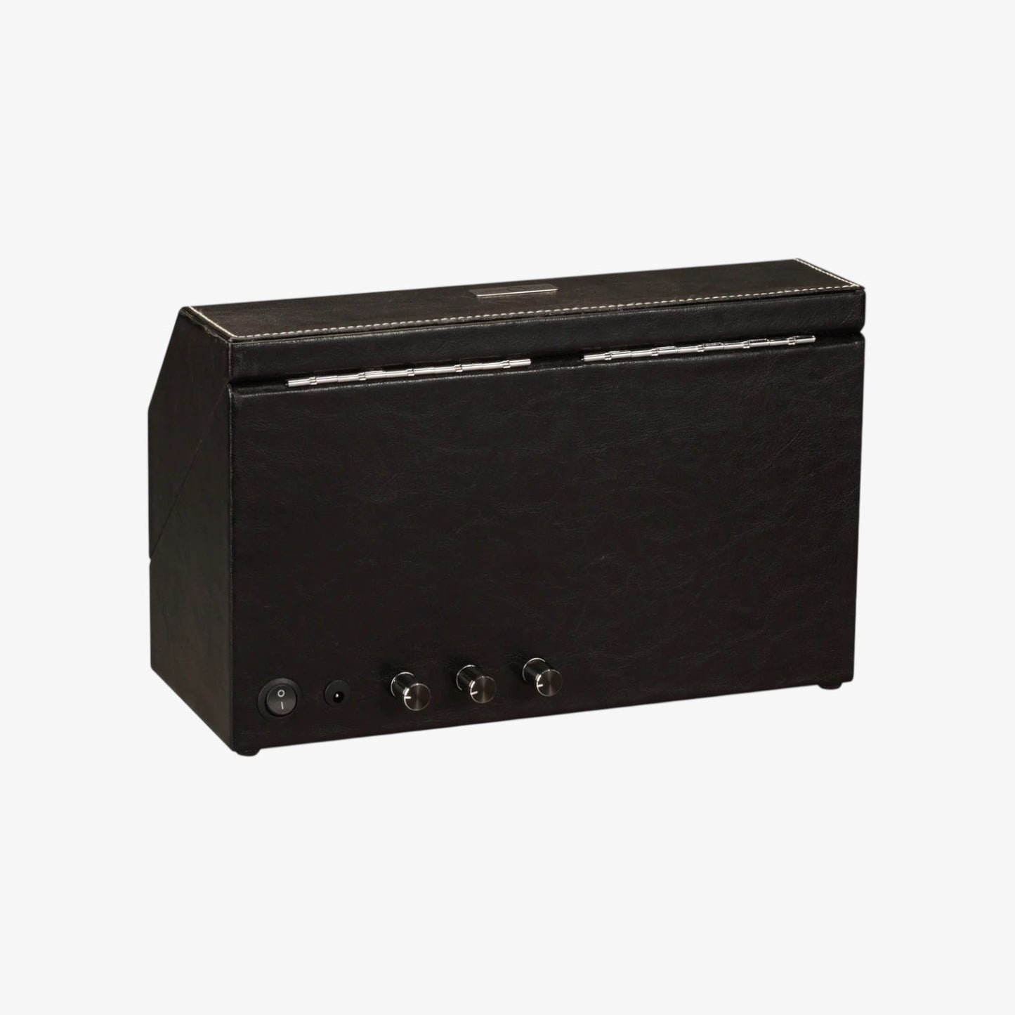 ShadowLine 3-slot Automatic Watch Winder - Luxury Triple Rotating Case - Silent Leather and Suede Watch Winder