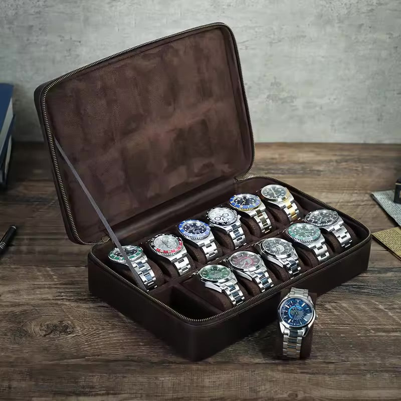 WATCH BOX - PRESTIGE LEATHER CASE