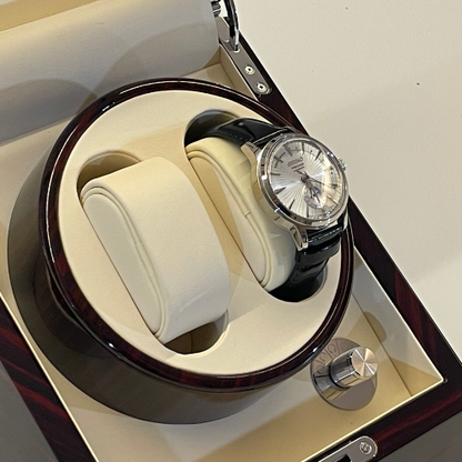 Remontoir Montre Automatique 2 Montres – Bois Précieux – Silencieux