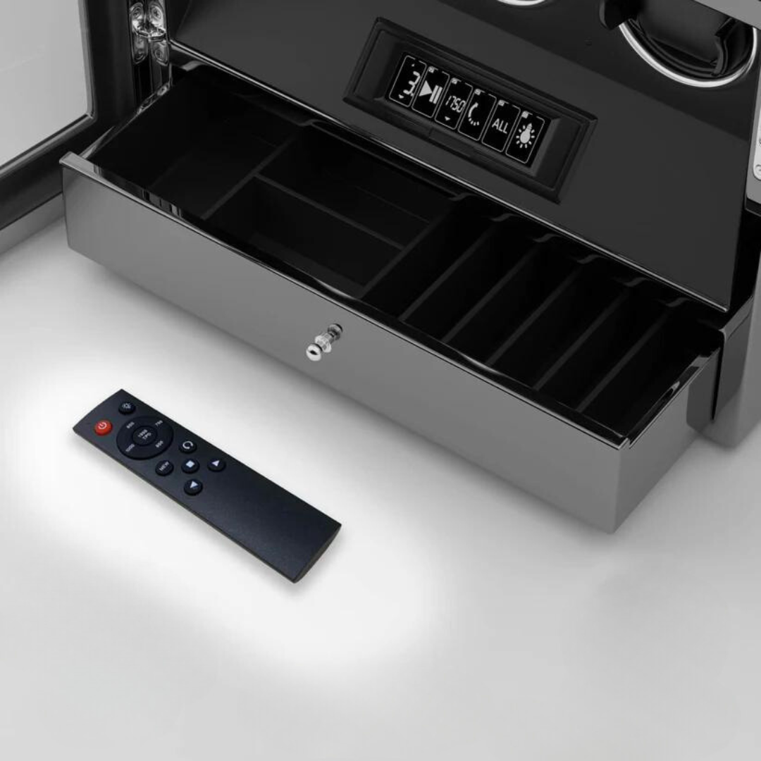 Automatischer Uhrenbeweger – geräuschlos – für 6 Uhren – Schwarz