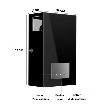 Remontoir Montre Automatique - Silencieux - 9 Montres -  Noir