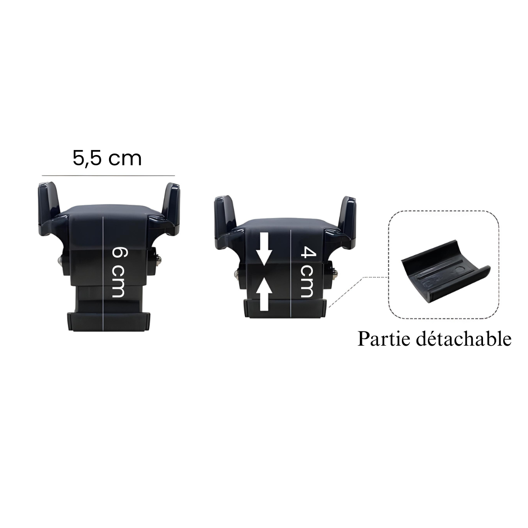 Remontoir Montre Automatique - Silencieux - 6 Montres - Cuir Noir