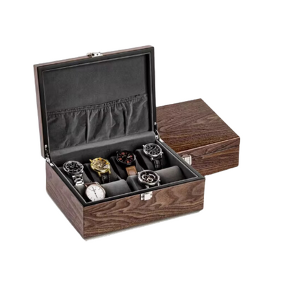 Boîte à Montre - 8 Montres – Bois – Intérieur Velours