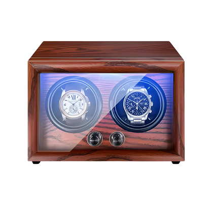 Remontoir Montre Automatique Silencieux - 2 Montres- Bois