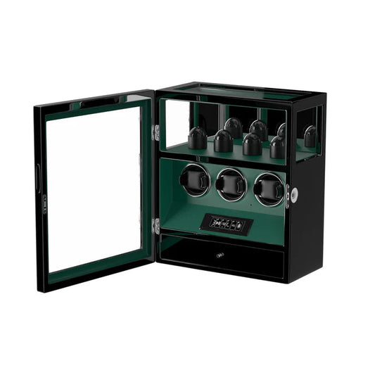 Remontoir Montre Automatique - Silencieux - 3 Montres -  Vert