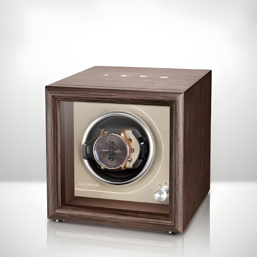Remontoir Montre Automatique - Silencieux - 1 Montre - Chêne massif