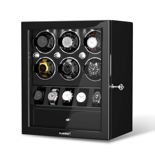 Uhrenbeweger 6 Uhren mit Display für 5 Automatikuhren