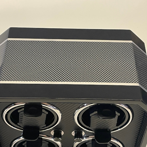 Remontoir Montre Automatique 4 Montres – Bois Noir – Silencieux