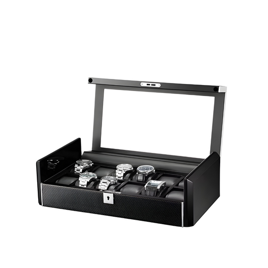 Boîte à Montre - 12 Emplacements – Bois – Intérieur Velours