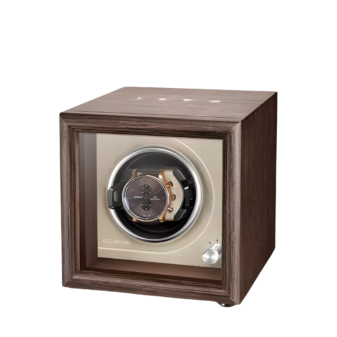 Remontoir Montre Automatique - Silencieux - 1 Montre - Chêne massif