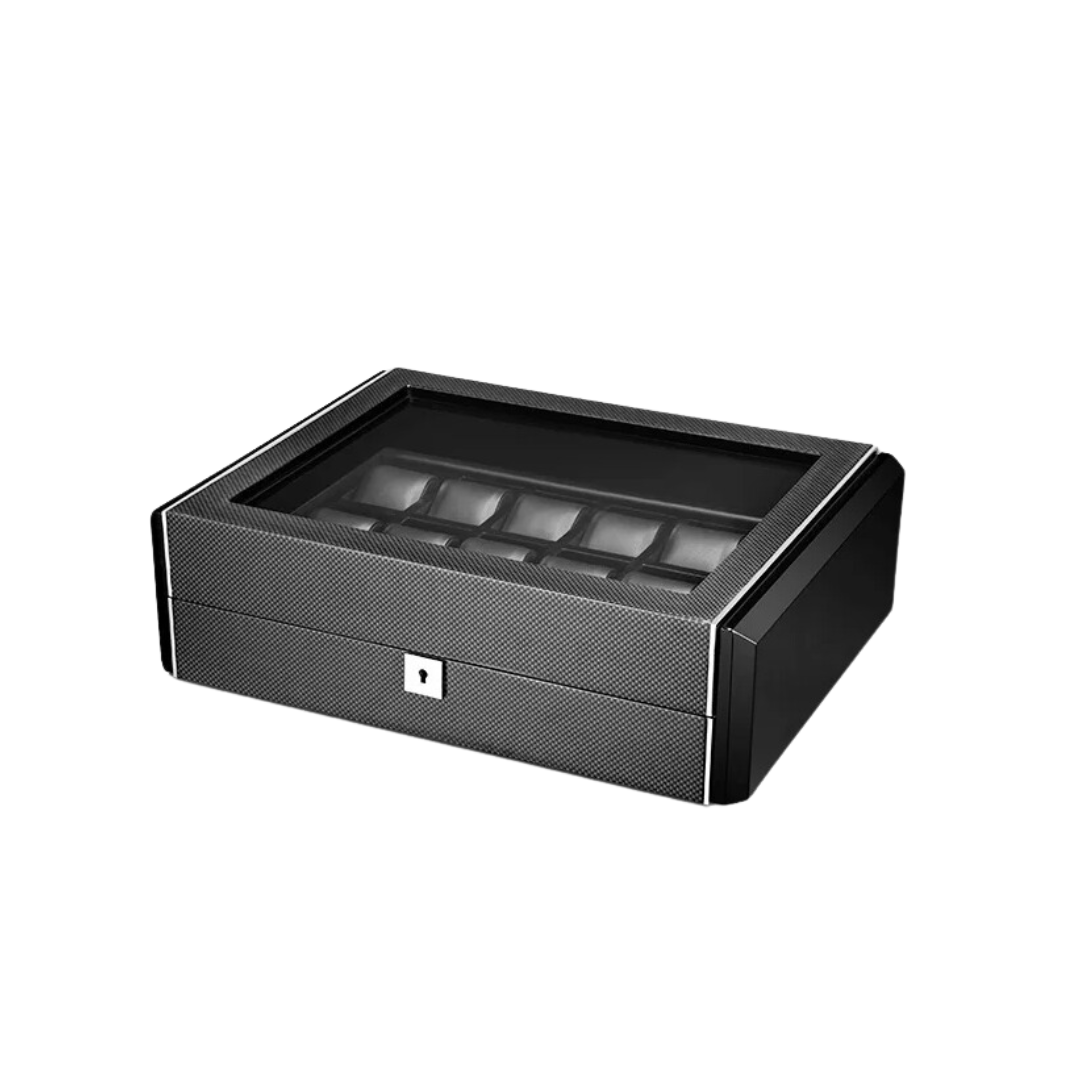 Boîte à Montre - 18 Emplacements – Bois – Intérieur Cuir