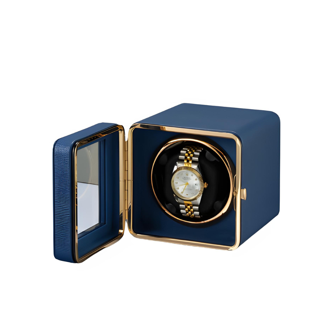 Remontoir Montre Automatique - Silencieux - 1 Montre - Bleu