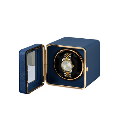 Remontoir Montre Automatique - Silencieux - 1 Montre - Bleu