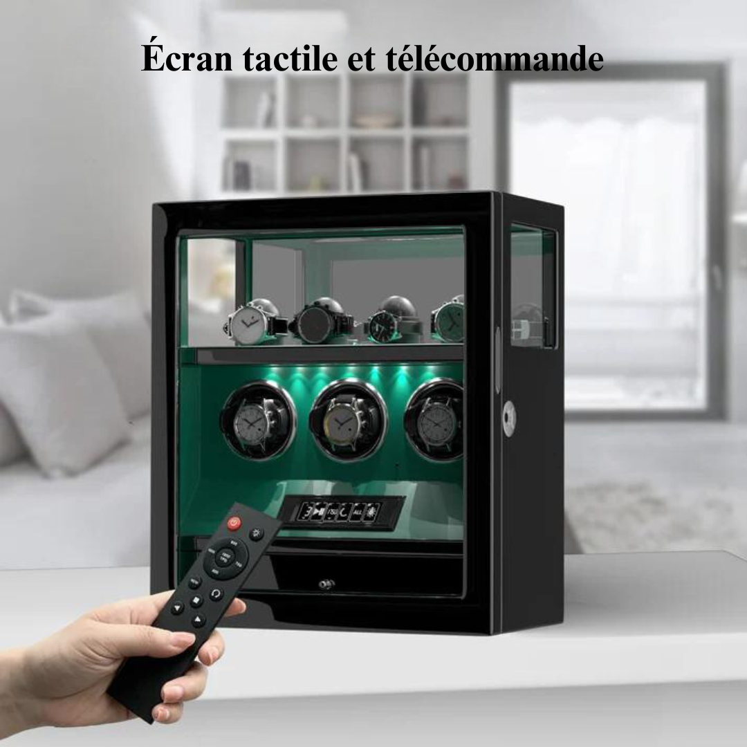 Remontoir Montre Automatique - Silencieux - 3 Montres -  Vert