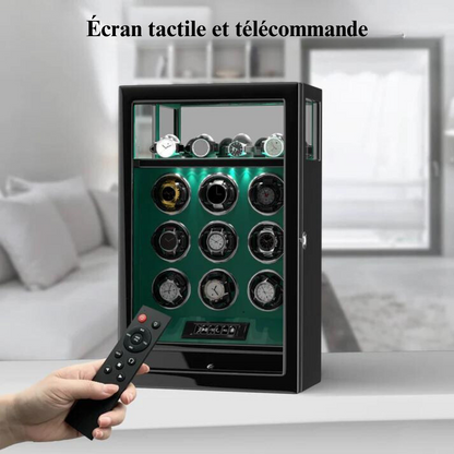 Remontoir Montre Automatique - Silencieux - 9 Montres -  Noir