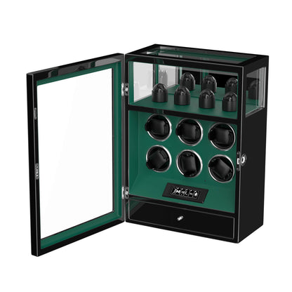 Uhrenbeweger 6 Uhren mit Fingerabdruck-Sperre, LCD-Touchscreen und patentiertem Design