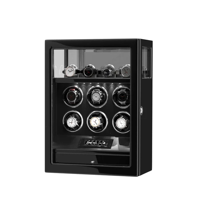 Remontoir Montre Automatique - Silencieux - 6 Montres -  Noir