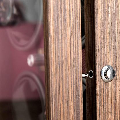 Wooden Automatic Watch Winder Box - Silent & Programmable