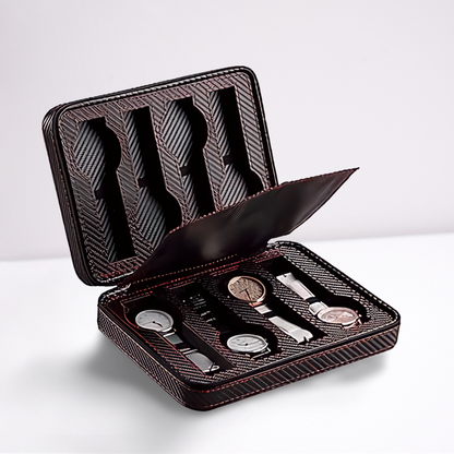 Reise-Uhrenetui – Obsidian Abyss Serie 8