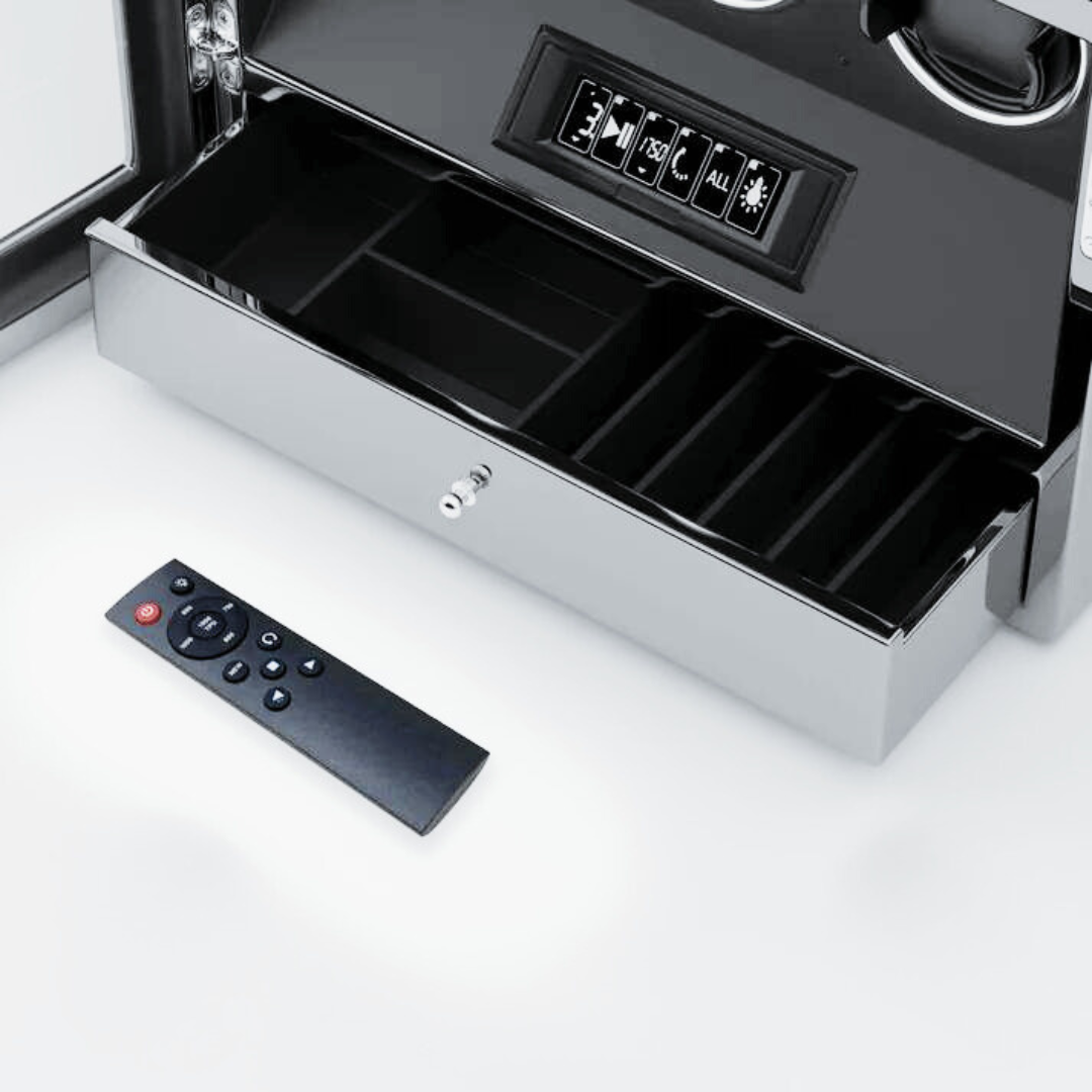 Automatischer Uhrenbeweger – geräuschlos – für 9 Uhren – Schwarz