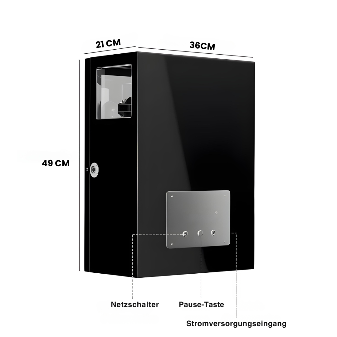 Remontoir Montre Automatique - Silencieux - 6 Montres -  Noir