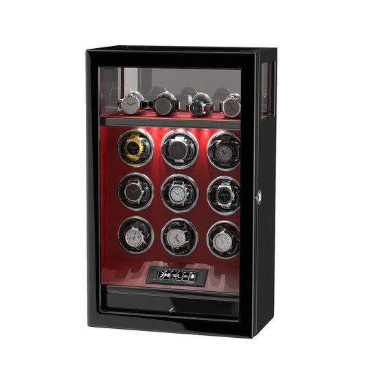 Remontoir Montre Automatique - Silencieux - 9 Montres - Noir