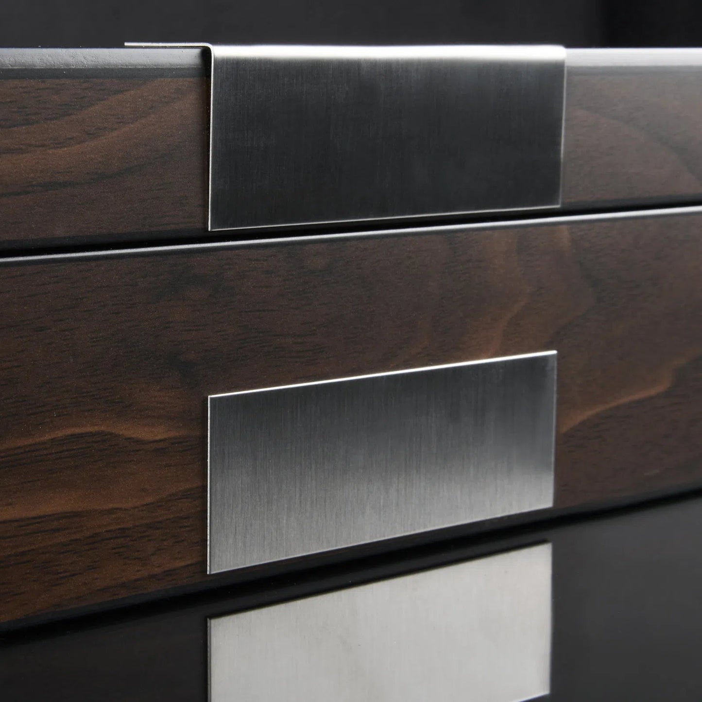 Men's Walnut Wood Watch Box Cabane - 10 Slot Case with Glass Top and Premium Velvet