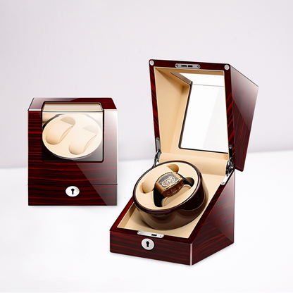 Remontoir Montre Automatique 2 Montres – Bois Précieux – Silencieux