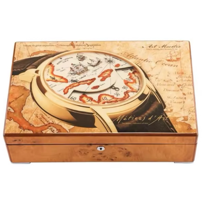 Boîte à Montre - 12 Emplacements – Bois – Intérieur Velours