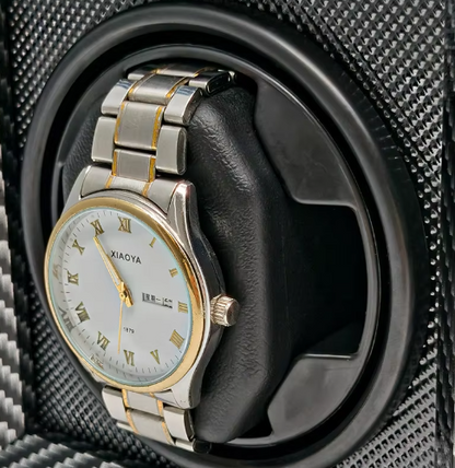 Remontoir Montre Automatique Silencieux - 1 Montre - Carbone