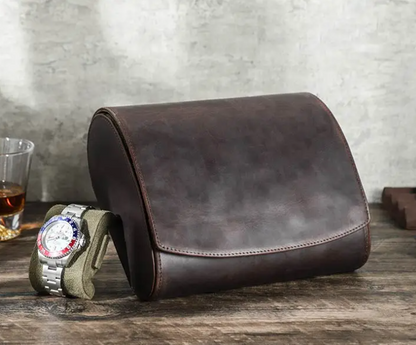 Étui Montre Voyage - L'Odyssée Maroquinier Série 8