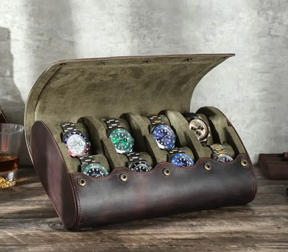 Étui Montre Voyage - L'Odyssée Maroquinier Série 8