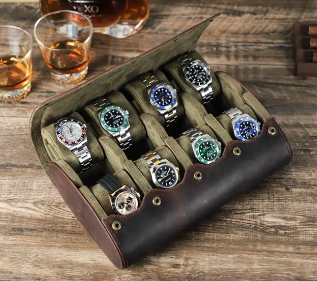 Étui Montre Voyage - L'Odyssée Maroquinier Série 8