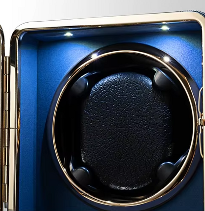 Remontoir Montre Automatique - Silencieux - 1 Montre - Bleu