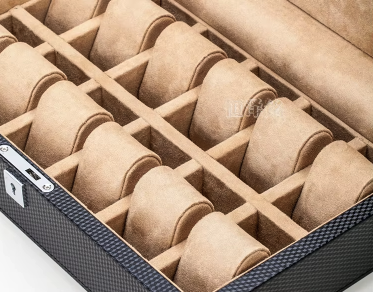 Boîte à Montre - 12 Emplacements – Cuir – Intérieur Velours