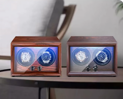 Remontoir Montre Automatique Silencieux - 2 Montres- Bois