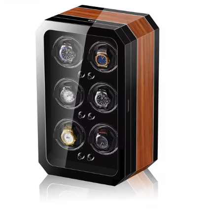 Remontoir Montre Automatique 6 Montres – Bois précieux – Silencieux