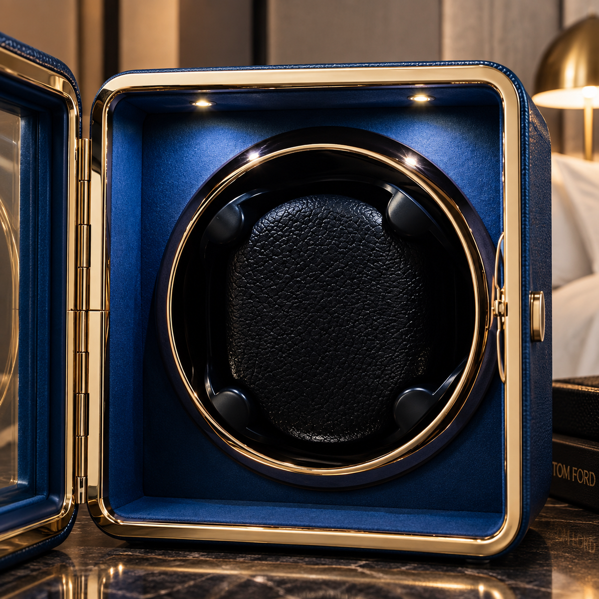 Automatic Watch Winder - Silent - 1 Watch - Blue