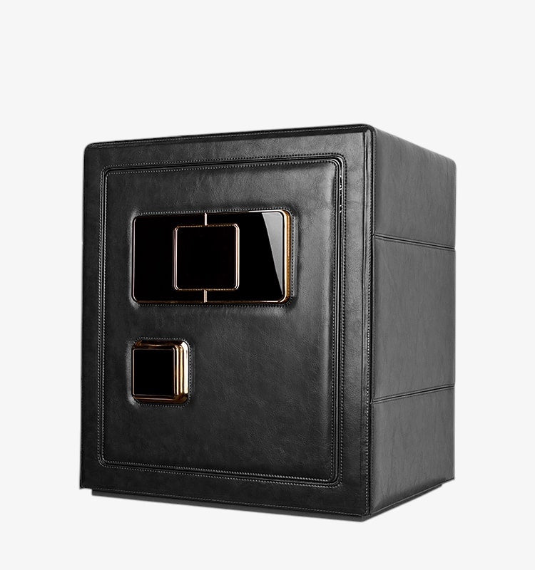 Tempus Fortress 6 Automatic Watch Winder Safe - Armoured Automatic Watch Box with Fingerprint Lock