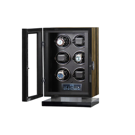 Remontoir Montre Automatique - Silencieux - 6 Montres -  Noir