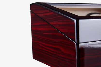 6-Slot Automatic Watch Winder Box - 13-Watch Luxury Case