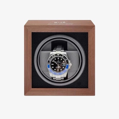 Wooden Automatic Watch Winder Box - Silent & Programmable