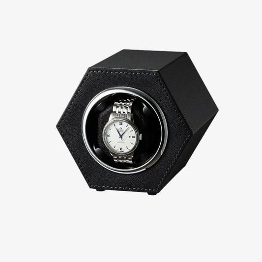 Automatic Watch Winder 1 Slot Shadow - PU Leather Automatic Watch Case with Silent Motor