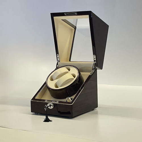 Remontoir Montre Automatique 2 Montres – Bois Précieux – Silencieux