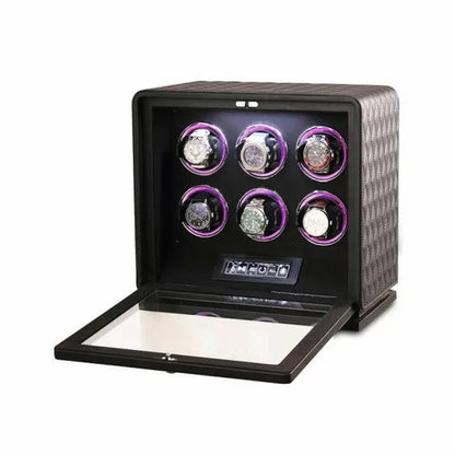 Remontoir Montre Automatique 6 Montres – Cuir – Silencieux