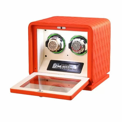 Remontoir Montre Automatique 2 Montres – Cuir – Silencieux