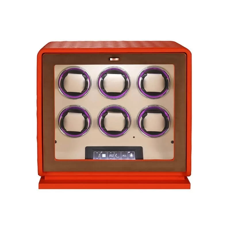 Remontoir Montre Automatique 6 Montres – Cuir – Silencieux