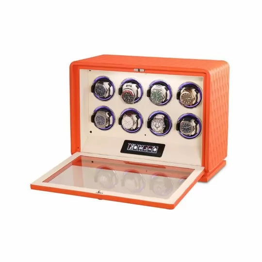 Remontoir Montre Automatique 8 Montres – Cuir – Silencieux